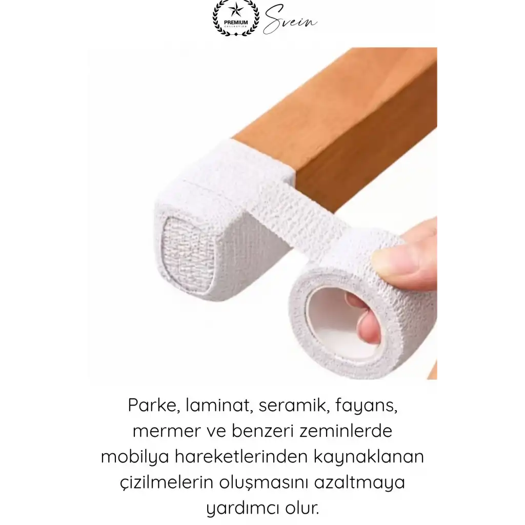 #Keçe Zemin Koruyucu Keçe Bant 4,5 Metre Beyaz Yapışkanlı Mobilya Ayağı Keçesi Ses Önleyici Çizilme Önleyici Parke Laminat Fayans Koruma Kesilebilir Masa Sandalye Dolap Sehpa İçin