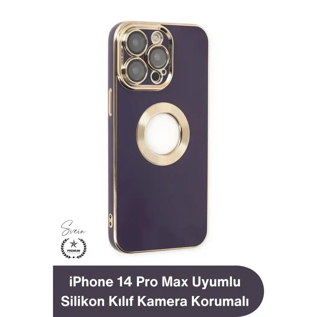 #Kılıf iPhone 14 Pro Max Uyumlu Silikon Kılıf Darbe Korumalı Kamera Lens Çerçeveli Esnek Yumuşak Dokulu Kaymaz Yüzeyli Çizilmeye Dayanıklı İnce Tasarım Koruyucu Telefon Kapak