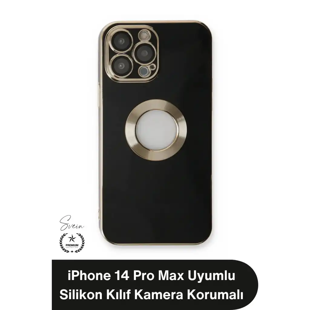 #Kılıf iPhone 14 Pro Max Uyumlu Silikon Kılıf Darbe Korumalı Kamera Lens Çerçeveli Esnek Yumuşak Dokulu Kaymaz Yüzeyli Çizilmeye Dayanıklı İnce Tasarım Koruyucu Telefon Kapak