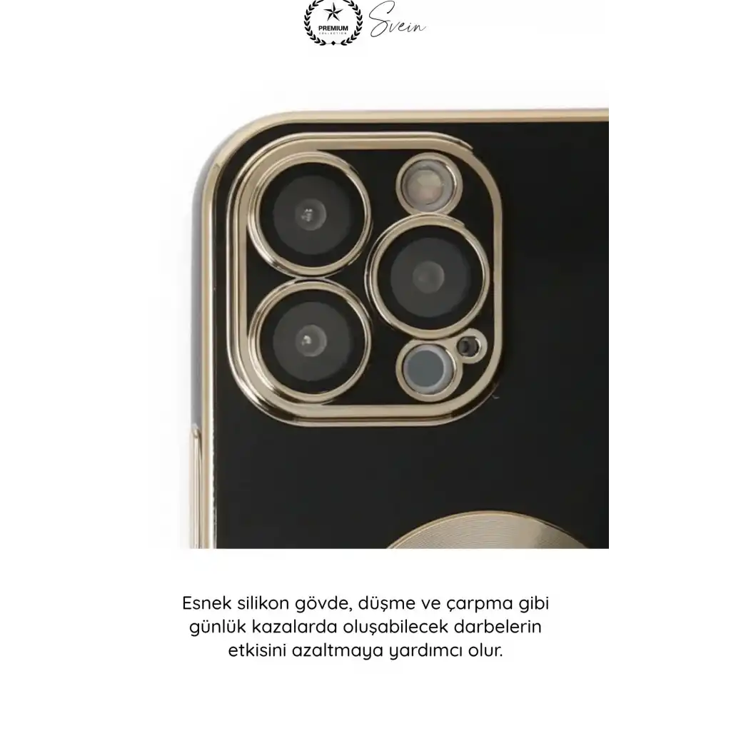 #Kılıf iPhone 14 Pro Max Uyumlu Silikon Kılıf Darbe Korumalı Kamera Lens Çerçeveli Esnek Yumuşak Dokulu Kaymaz Yüzeyli Çizilmeye Dayanıklı İnce Tasarım Koruyucu Telefon Kapak