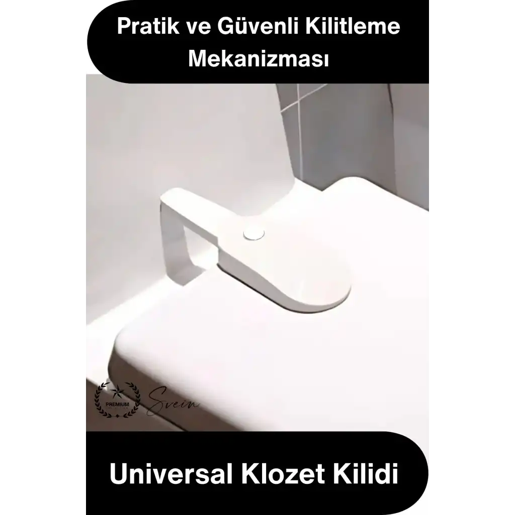 #Kilit Üniversal Klozet Kilidi Bebek Çocuk Güvenlik Kilidi Yapışkanlı WC Kapağı Kilidi Tuvalet Emniyet Kilidi Toksik Madde İçermeyen Kolay Montaj Ev Güvenlik Aparatı Beyaz