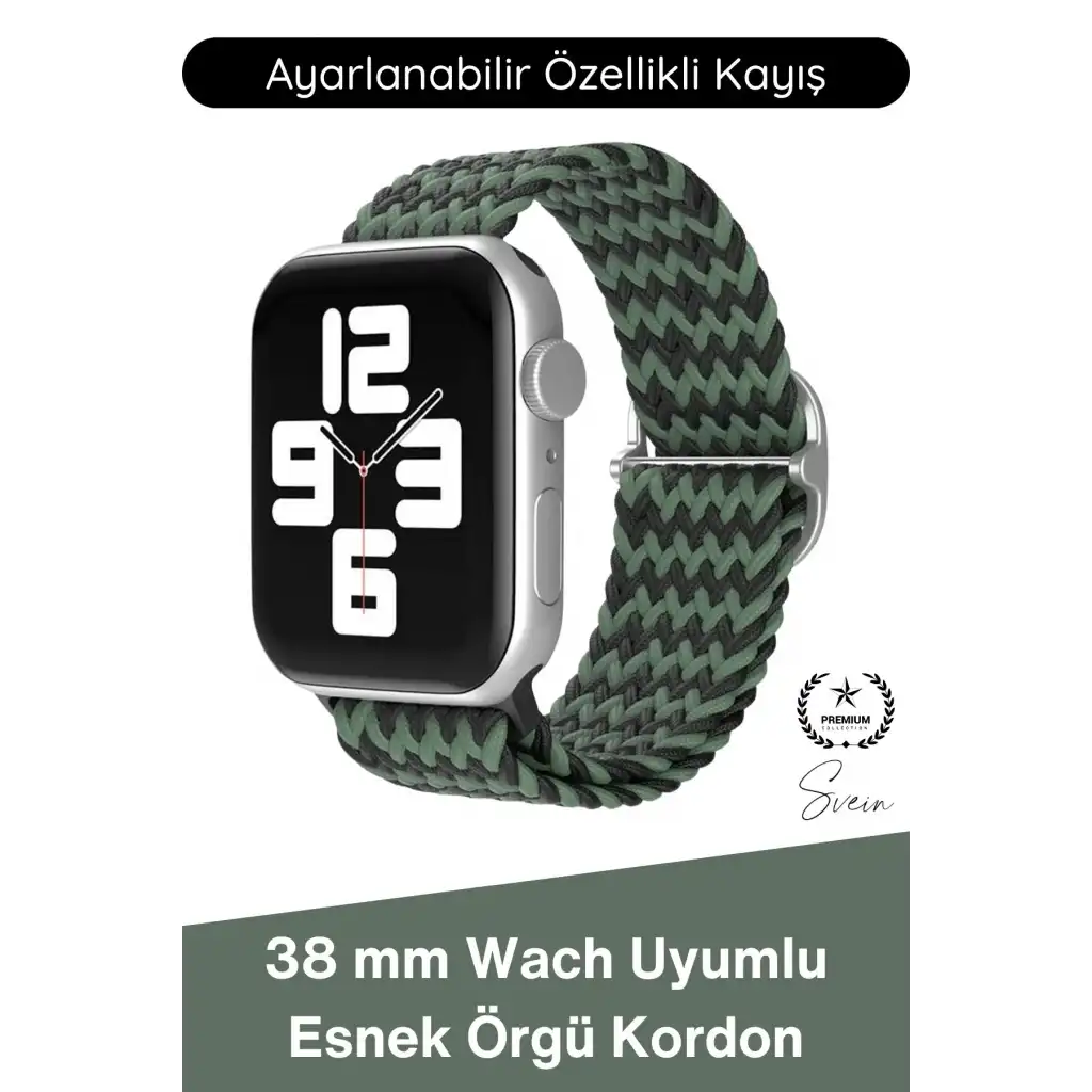 #Kordon Apple Watch Uyumlu Örgü Akıllı Saat Kordonu Ayarlanabilir Esnek Nefes Alabilir Yumuşak Dokulu Spor Günlük Kullanım Elastik Kayış Hafif Dayanıklı Modern Bileklik Aksesuarı