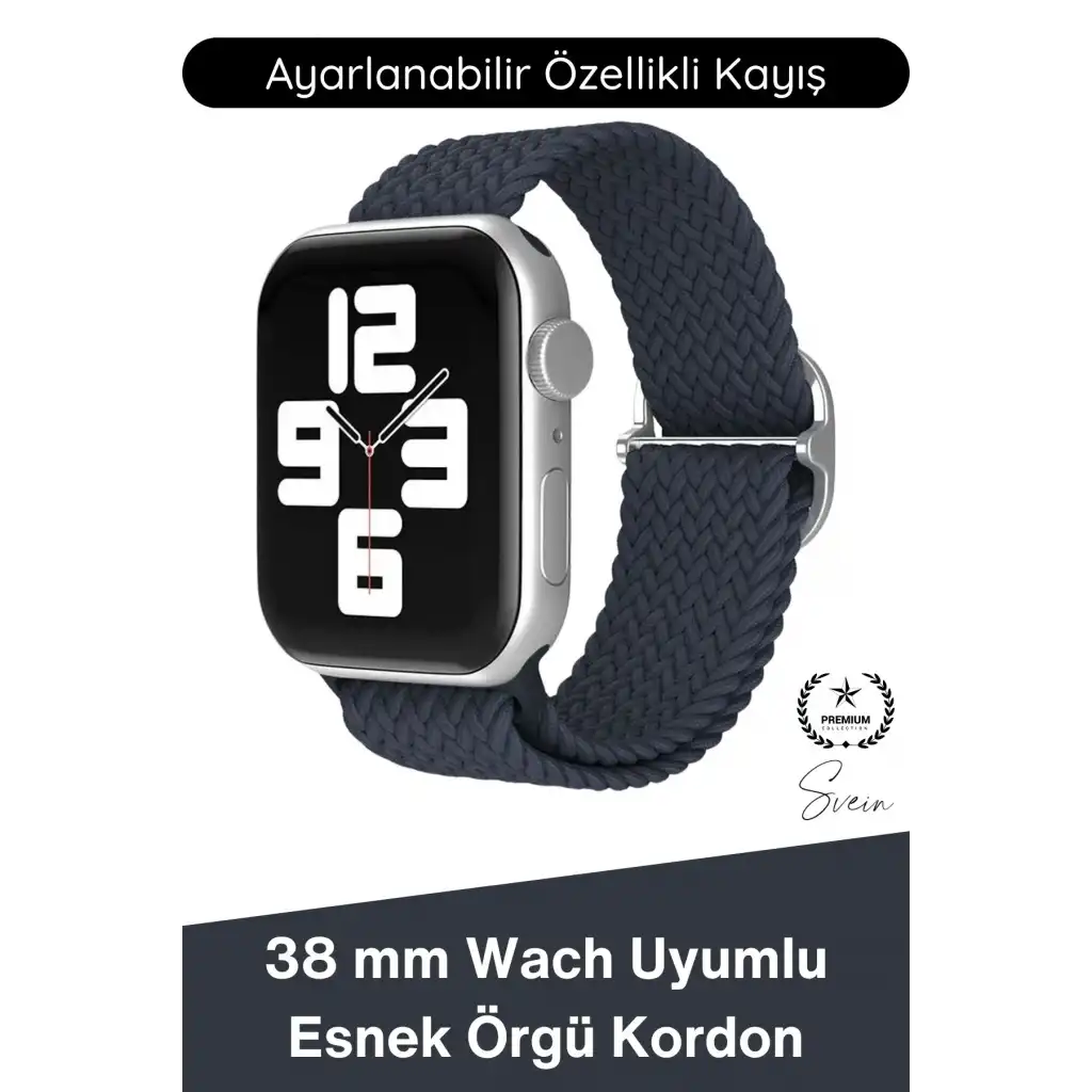 #Kordon Apple Watch Uyumlu Örgü Akıllı Saat Kordonu Ayarlanabilir Esnek Nefes Alabilir Yumuşak Dokulu Spor Günlük Kullanım Elastik Kayış Hafif Dayanıklı Modern Bileklik Aksesuarı