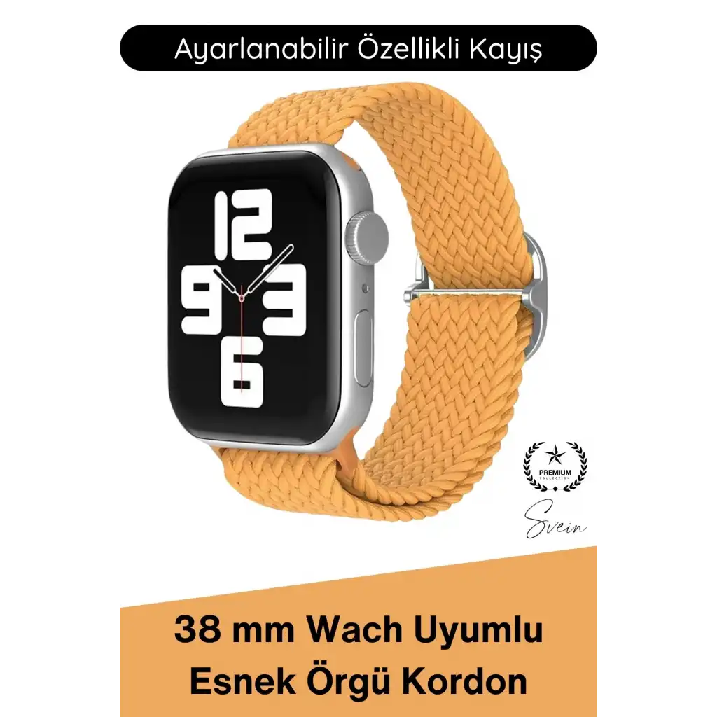 #Kordon Apple Watch Uyumlu Örgü Akıllı Saat Kordonu Ayarlanabilir Esnek Nefes Alabilir Yumuşak Dokulu Spor Günlük Kullanım Elastik Kayış Hafif Dayanıklı Modern Bileklik Aksesuarı
