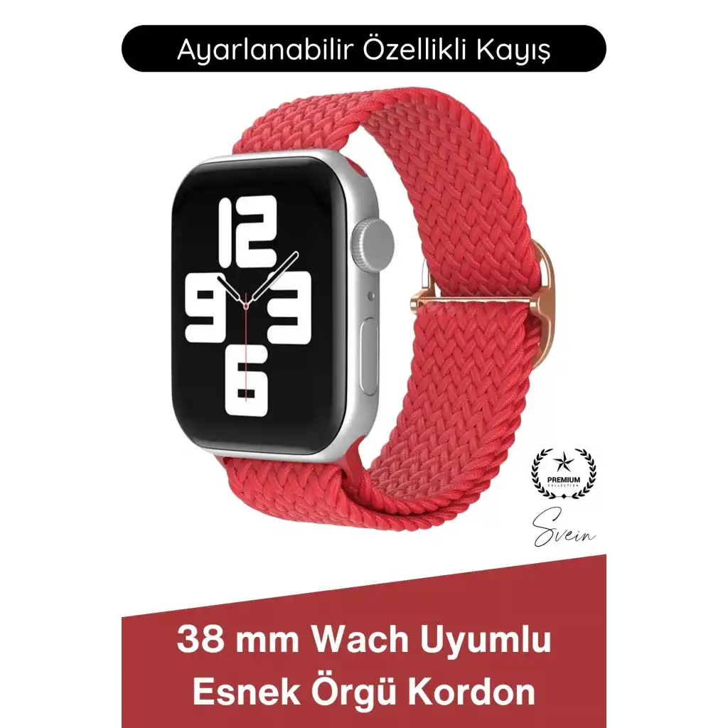 #Kordon Apple Watch Uyumlu Örgü Akıllı Saat Kordonu Ayarlanabilir Esnek Nefes Alabilir Yumuşak Dokulu Spor Günlük Kullanım Elastik Kayış Hafif Dayanıklı Modern Bileklik Aksesuarı