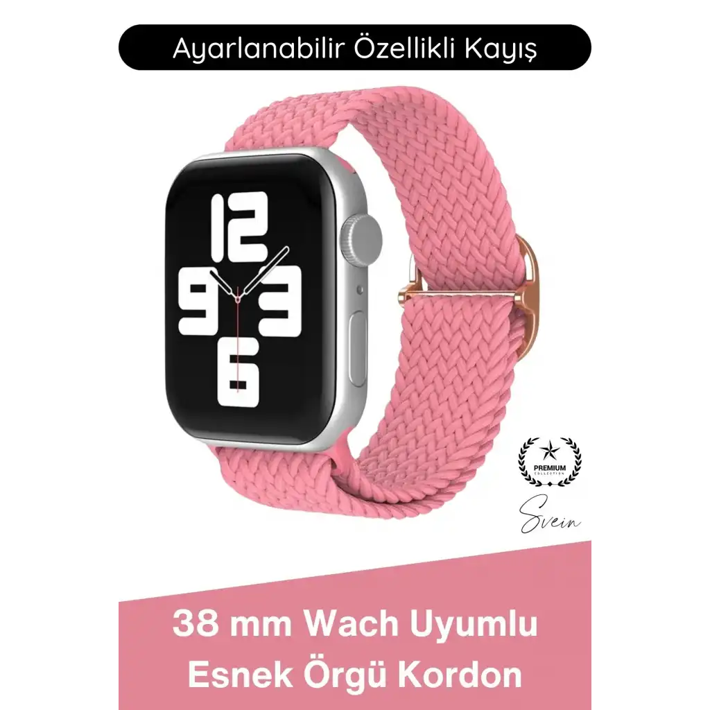 #Kordon Apple Watch Uyumlu Örgü Akıllı Saat Kordonu Ayarlanabilir Esnek Nefes Alabilir Yumuşak Dokulu Spor Günlük Kullanım Elastik Kayış Hafif Dayanıklı Modern Bileklik Aksesuarı