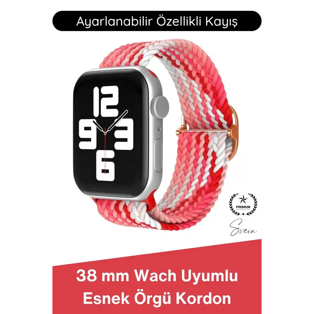 #Kordon Apple Watch Uyumlu Örgü Akıllı Saat Kordonu Ayarlanabilir Esnek Nefes Alabilir Yumuşak Dokulu Spor Günlük Kullanım Elastik Kayış Hafif Dayanıklı Modern Bileklik Aksesuarı