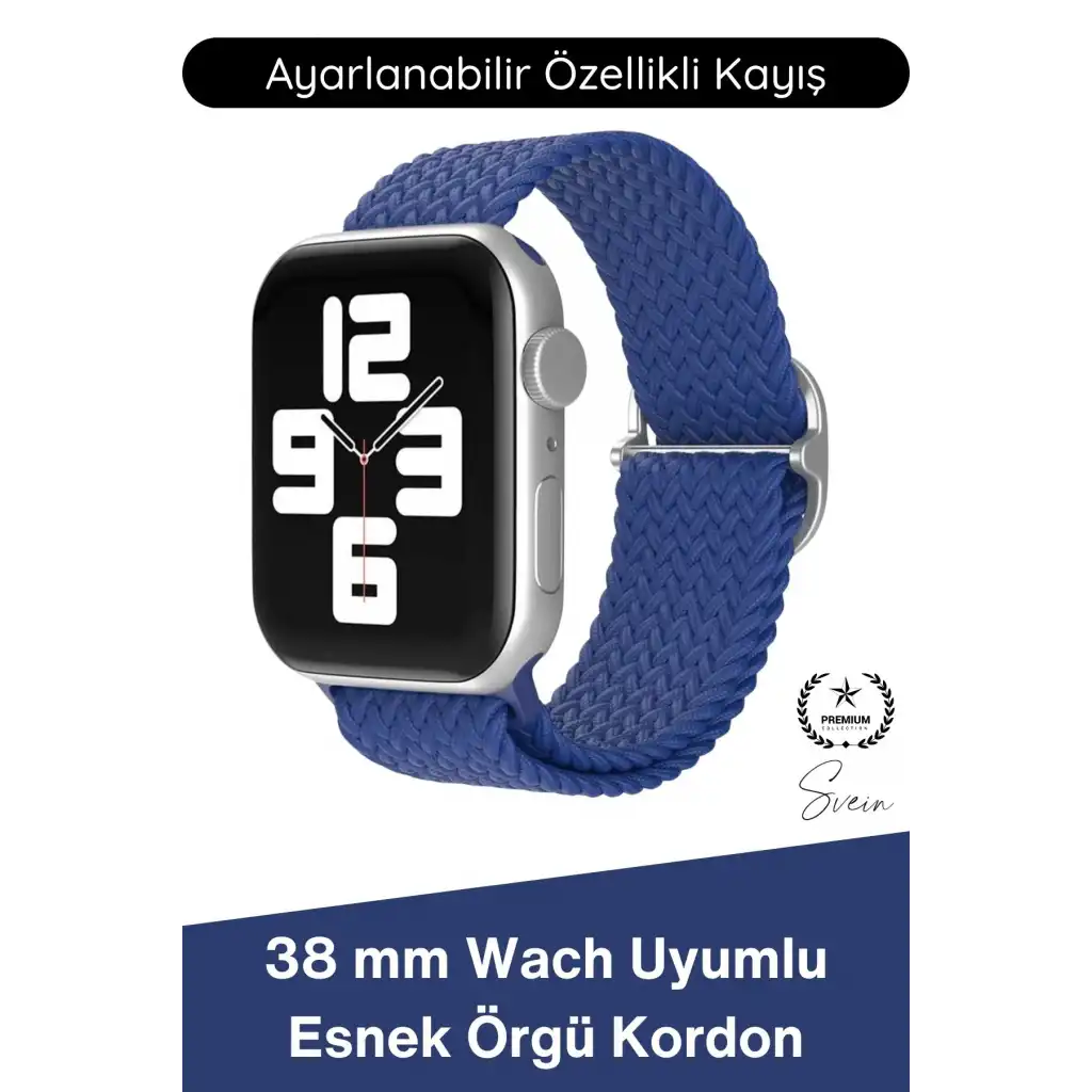 #Kordon Apple Watch Uyumlu Örgü Akıllı Saat Kordonu Ayarlanabilir Esnek Nefes Alabilir Yumuşak Dokulu Spor Günlük Kullanım Elastik Kayış Hafif Dayanıklı Modern Bileklik Aksesuarı