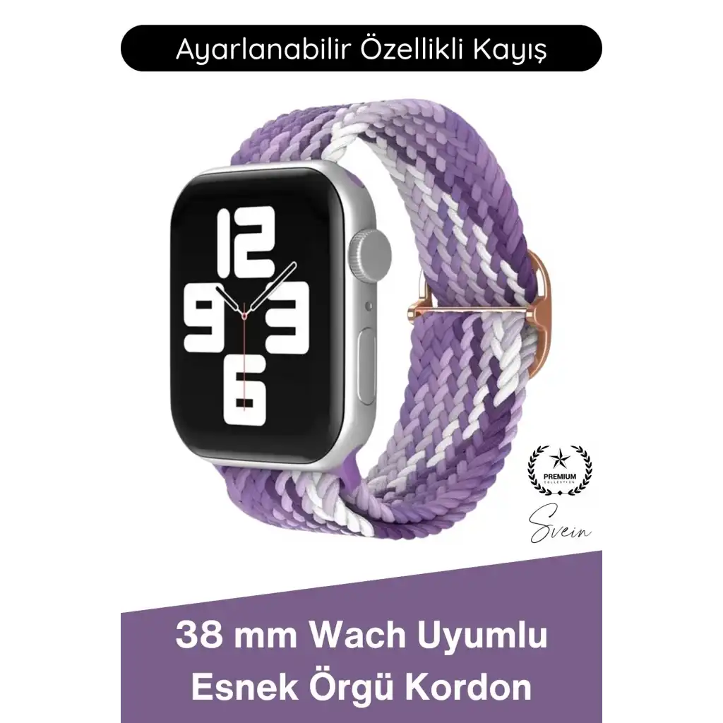 #Kordon Apple Watch Uyumlu Örgü Akıllı Saat Kordonu Ayarlanabilir Esnek Nefes Alabilir Yumuşak Dokulu Spor Günlük Kullanım Elastik Kayış Hafif Dayanıklı Modern Bileklik Aksesuarı