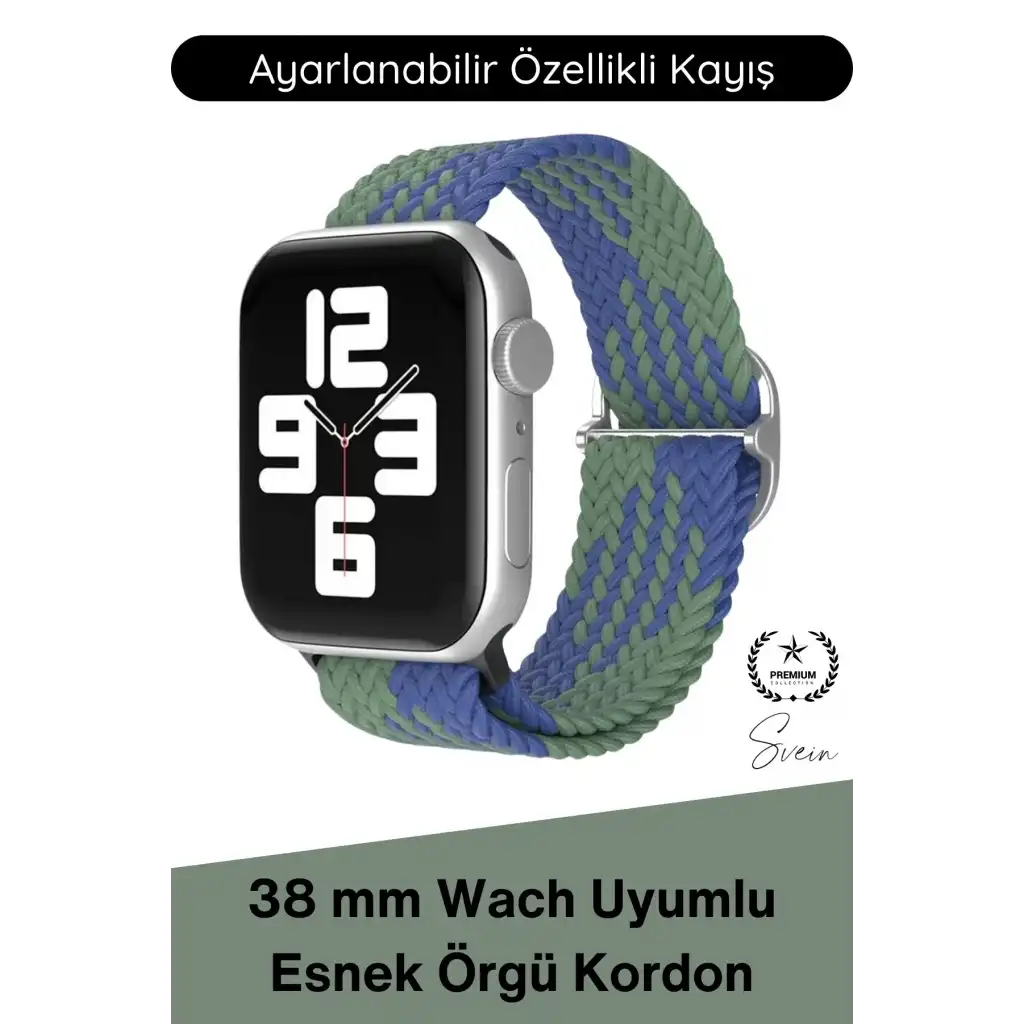 #Kordon Apple Watch Uyumlu Örgü Akıllı Saat Kordonu Ayarlanabilir Esnek Nefes Alabilir Yumuşak Dokulu Spor Günlük Kullanım Elastik Kayış Hafif Dayanıklı Modern Bileklik Aksesuarı