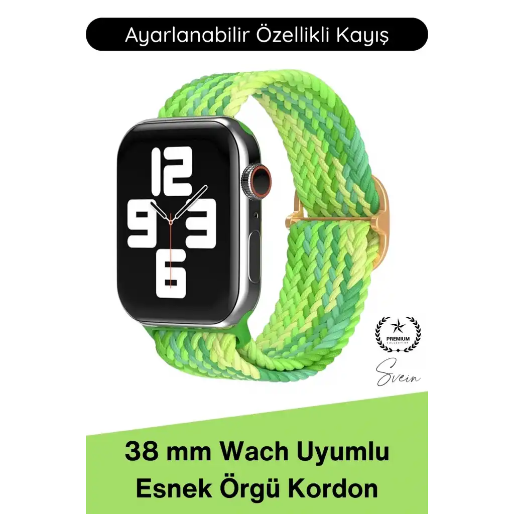 #Kordon Apple Watch Uyumlu Örgü Akıllı Saat Kordonu Ayarlanabilir Esnek Nefes Alabilir Yumuşak Dokulu Spor Günlük Kullanım Elastik Kayış Hafif Dayanıklı Modern Bileklik Aksesuarı