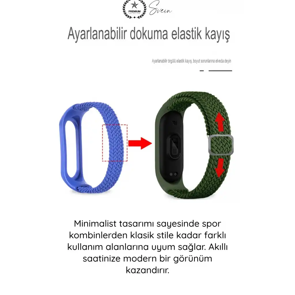 #Kordon Apple Watch Uyumlu Örgü Akıllı Saat Kordonu Ayarlanabilir Esnek Nefes Alabilir Yumuşak Dokulu Spor Günlük Kullanım Elastik Kayış Hafif Dayanıklı Modern Bileklik Aksesuarı