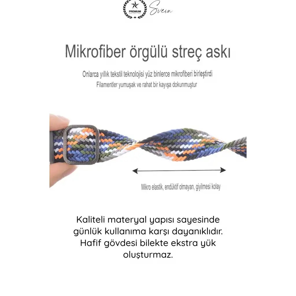 #Kordon Apple Watch Uyumlu Örgü Akıllı Saat Kordonu Ayarlanabilir Esnek Nefes Alabilir Yumuşak Dokulu Spor Günlük Kullanım Elastik Kayış Hafif Dayanıklı Modern Bileklik Aksesuarı