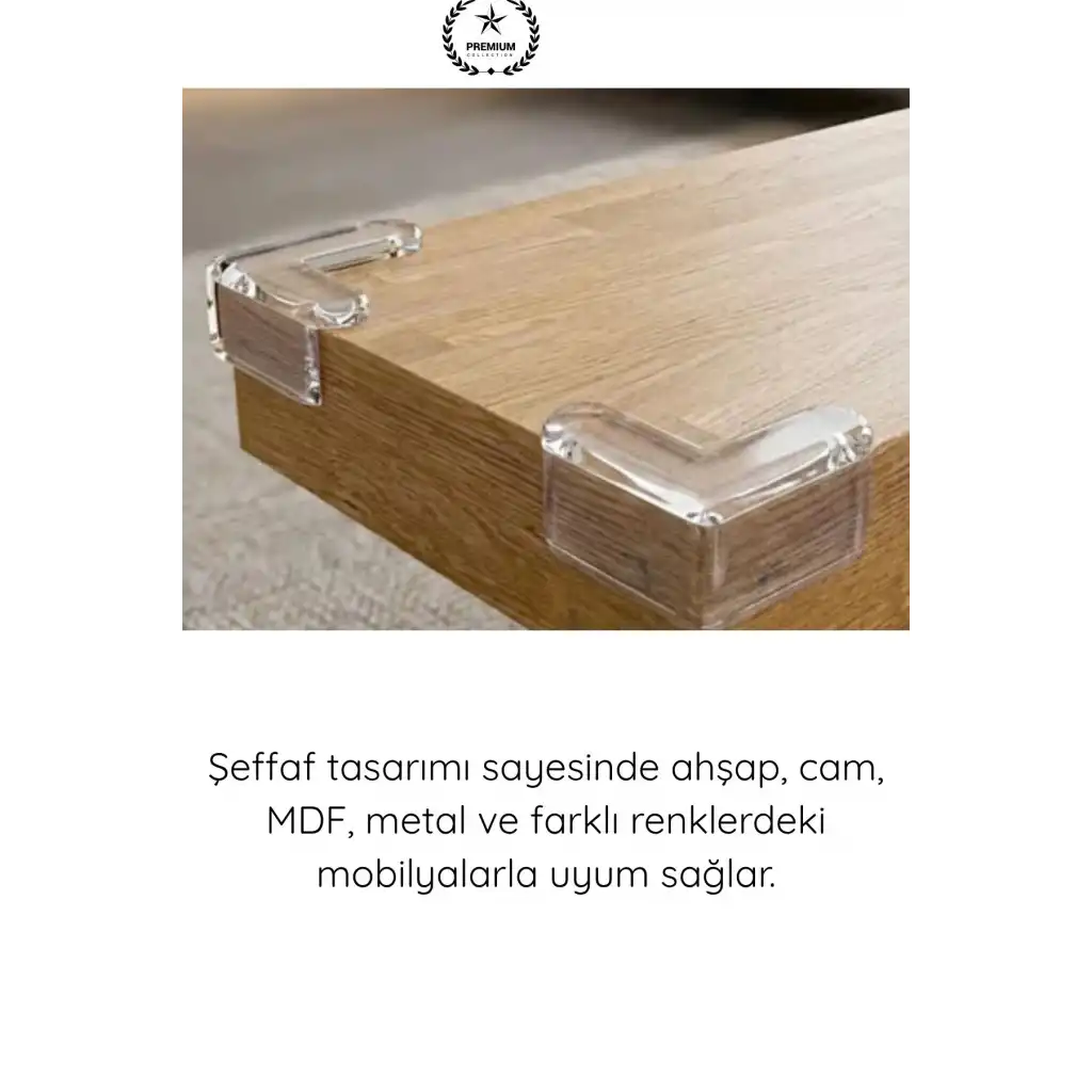 #KöşeKoruma Silikon Şeffaf Masa Kenarı Koruma Aparatı 4 Adet Yapışkanlı Köşe Koruyucu Bebek Çocuk Güvenlik Darbe Önleyici Sehpa Dolap TV Ünitesi Mobilya Köşe Koruması Yumuşak PVC 90 Derece