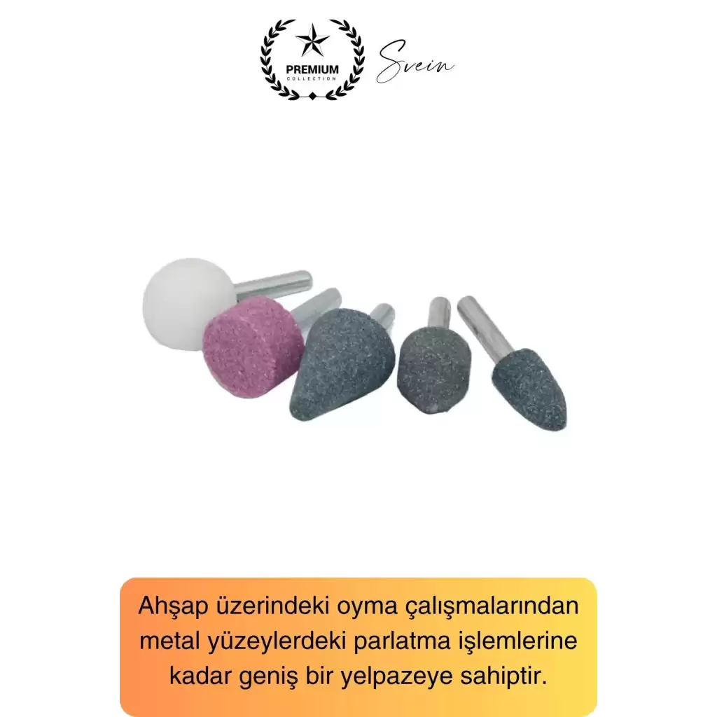 Premium 10 Parça Hobi Gravür Taşlama Ucu Mini Metal Ahşap Oyma Seti Parlatma Zımparalama Fırçalama