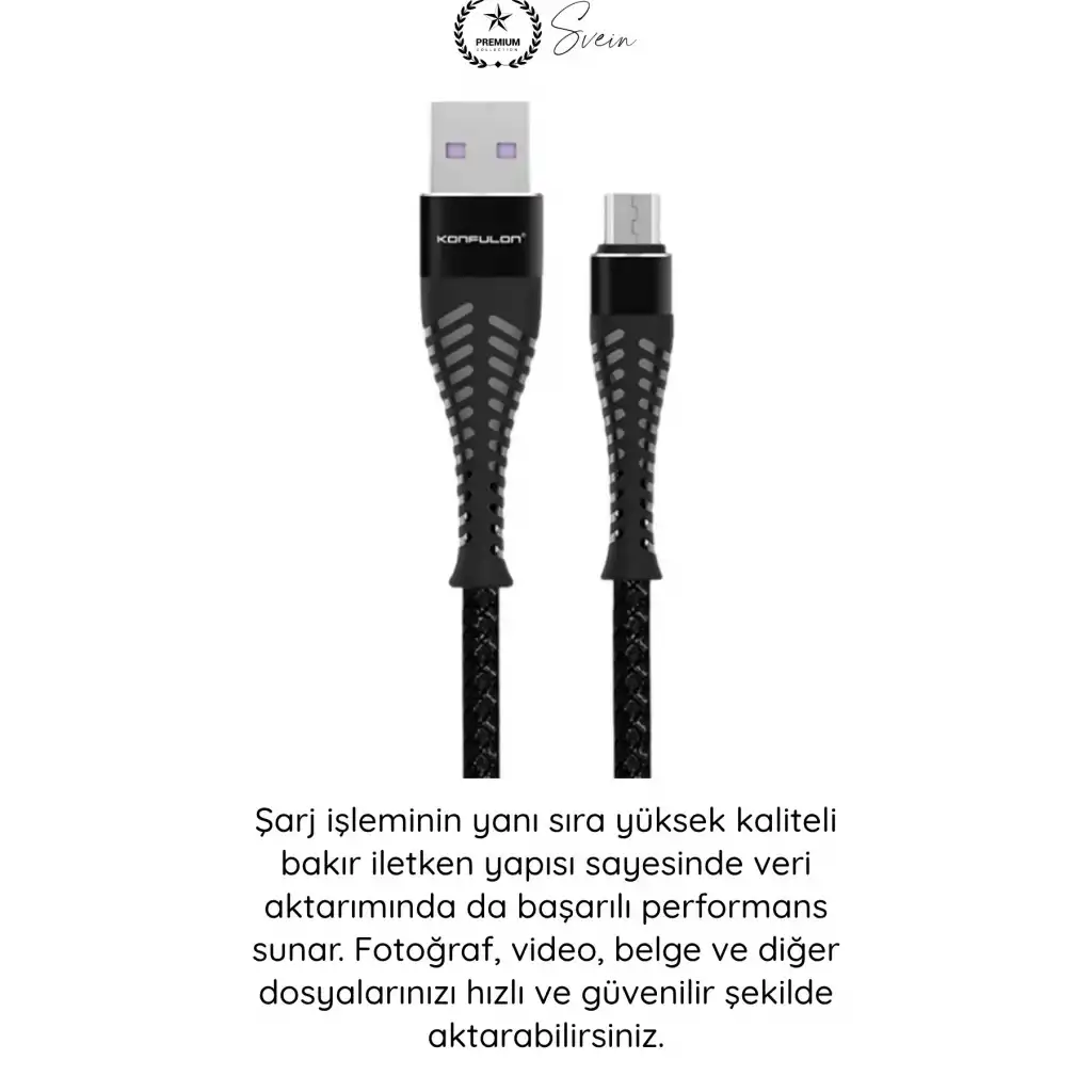 #ŞarjKablo Süper Hızlı Destekleyici S61 Micro USB Kablo 1.2M 2.1A Hızlı Şarj Veri Aktarım Naylon Örgülü Metal Uçlu Dayanıklı Android Telefon Tablet Powerbank Uyumlu Premium Şarj Kablosu Kırmızı