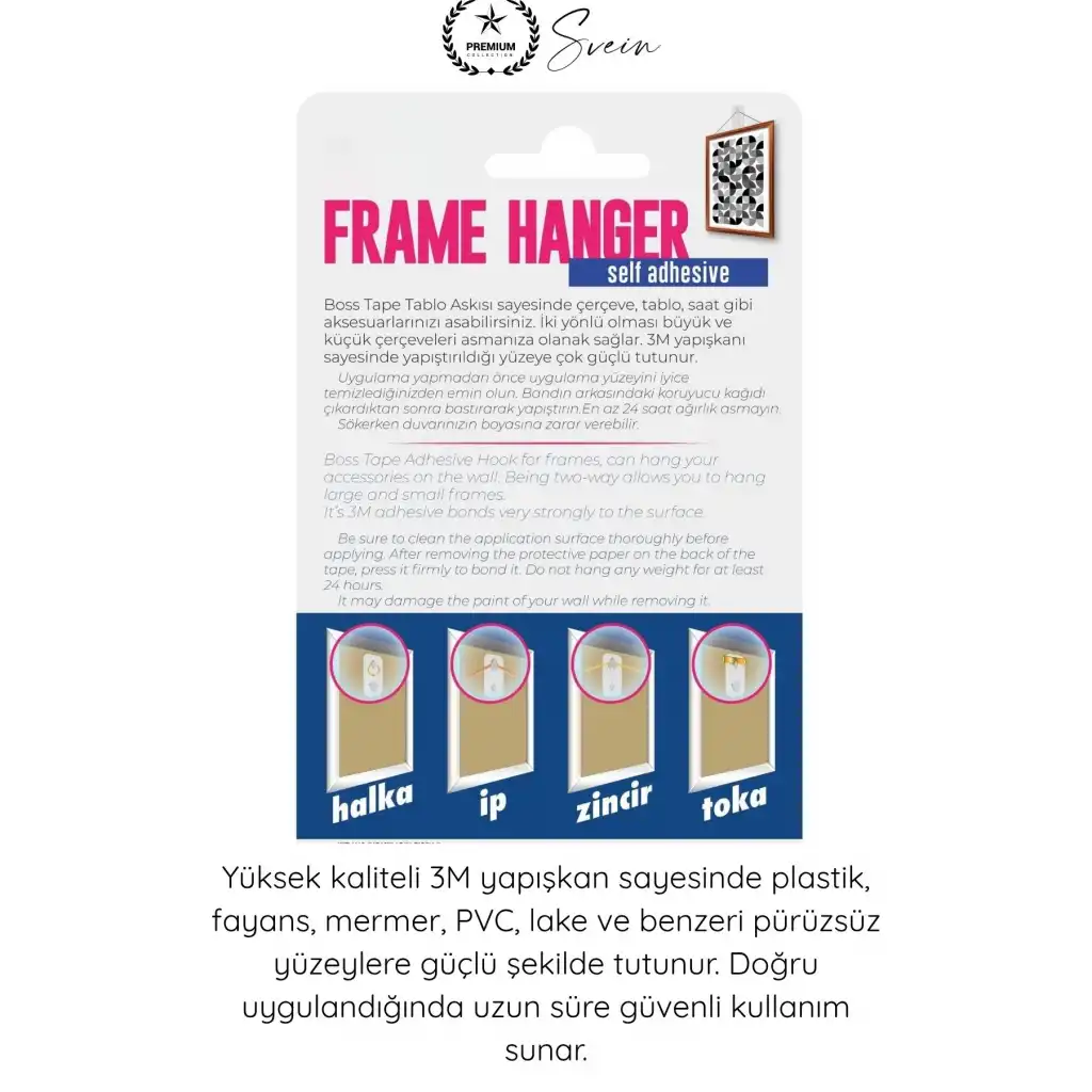 #TabloBandı Yapışkanlı Çivisiz Tablo Askısı 3M Güçlü Duvar Askı Aparatı Çerçeve Resim Saat Dekorasyon Asma Kancası Beyaz İki Yönlü İzolasyon Plastik Fayans Mermer Lake PVC Uyumlu Ev Ofis Montaj Çözümü