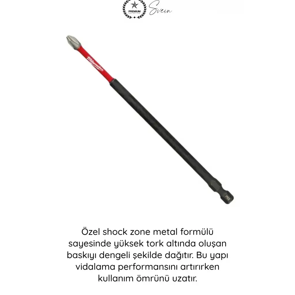 #Vidalama PH2 Yıldız Bits Uç 150 Mm Darbeli Vidalama Tornavida Aksesuarı Profesyonel Çelik Şok Emici Dayanıklı Manyetik Güçlü Uzun Ömürlü Ağır Hizmet El Aleti Parçası