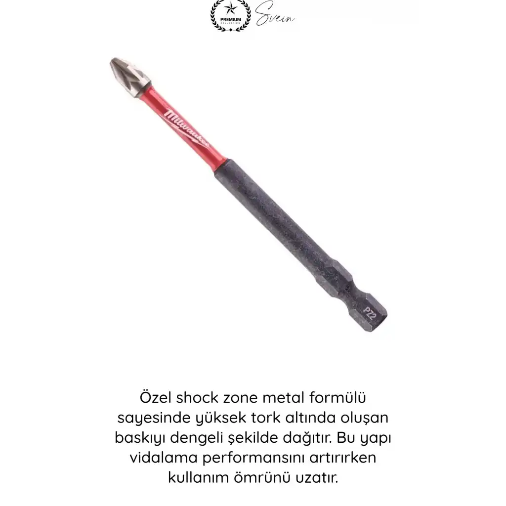 #Vidalama PZ2 Yıldız Bits Uç 90 Mm Darbeli Vidalama Tornavida Aksesuarı Profesyonel Çelik Şok Emici Dayanıklı Manyetik Güçlü Uzun Ömürlü Ağır Hizmet El Aleti Parçası
