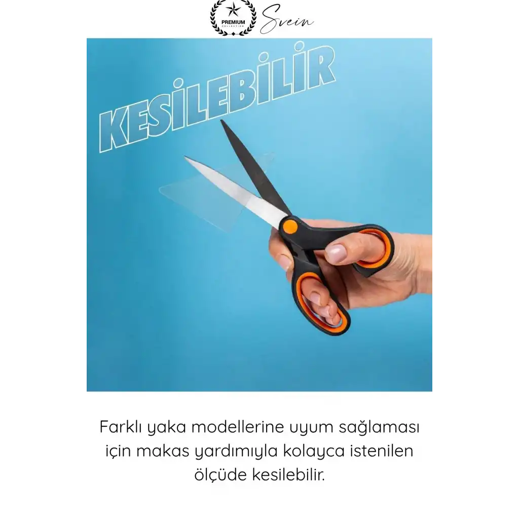 #Yaka Yaka Düzleştirici Yapışkanlı Balin 20 Adet Şeffaf Gömlek Yaka Destek Bandı Tshirt Polo Tişört Yaka Şekillendirici Kıvrılma Önleyici Çıkarılabilir Kolay Uygulama