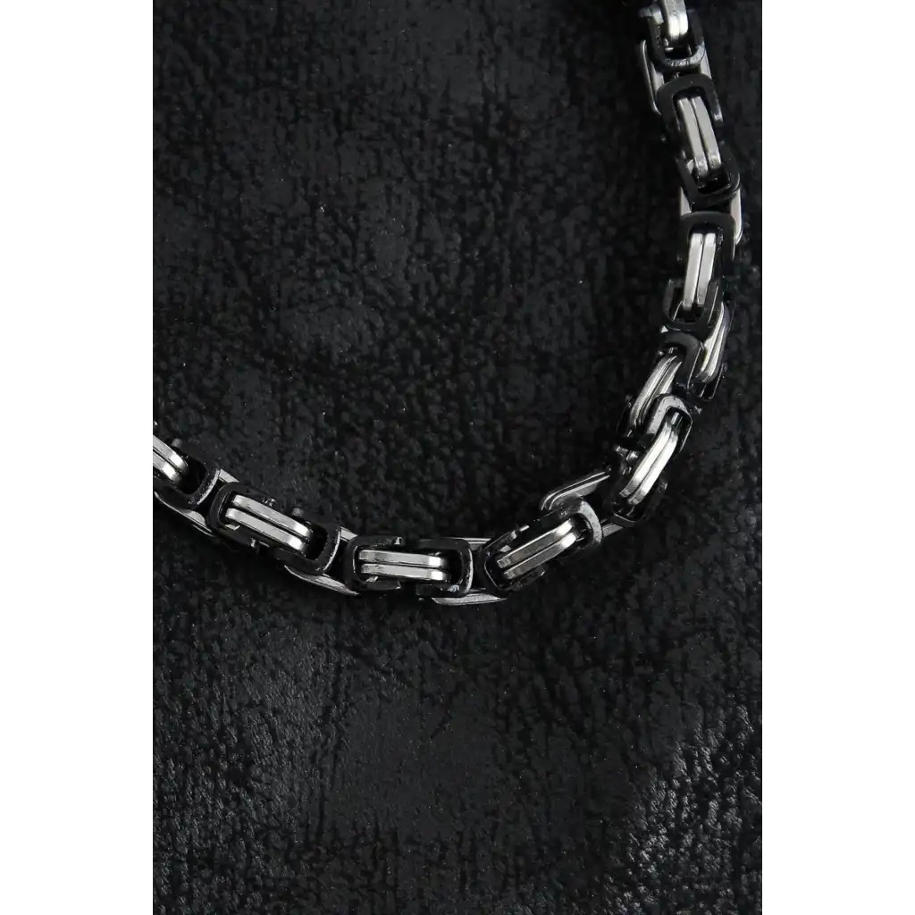 #ZincirKolye 316L Çelik Kral Zincir Erkek Kolye Gümüş Renk 60 cm Kararmaz Paslanmaz Kalın Halkalı Şık Modern Günlük Kombin Takı Aksesuar Dayanıklı Metal Tasarım