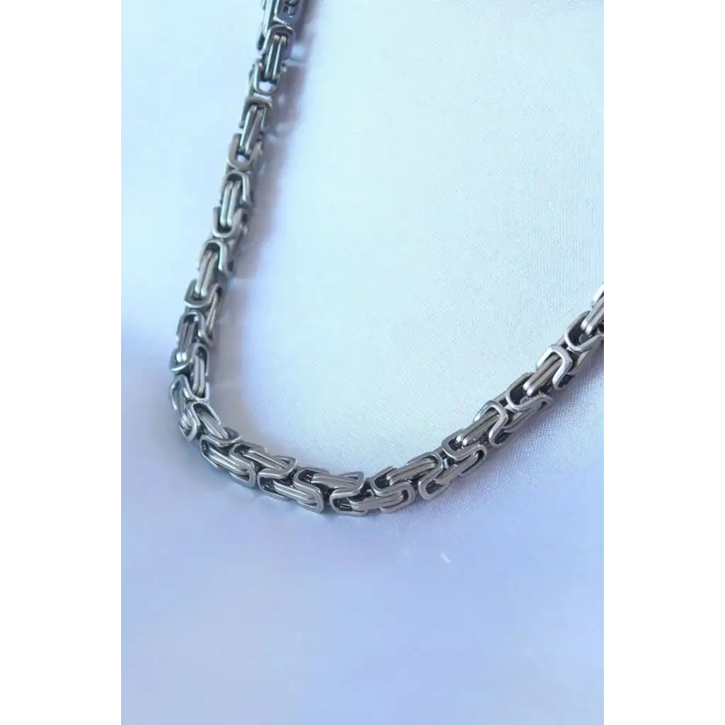 #ZincirKolye 316L Çelik Kral Zincir Erkek Kolye Gümüş Renk 60 cm Kararmaz Paslanmaz Kalın Halkalı Şık Modern Günlük Kombin Takı Aksesuar Dayanıklı Metal Tasarım