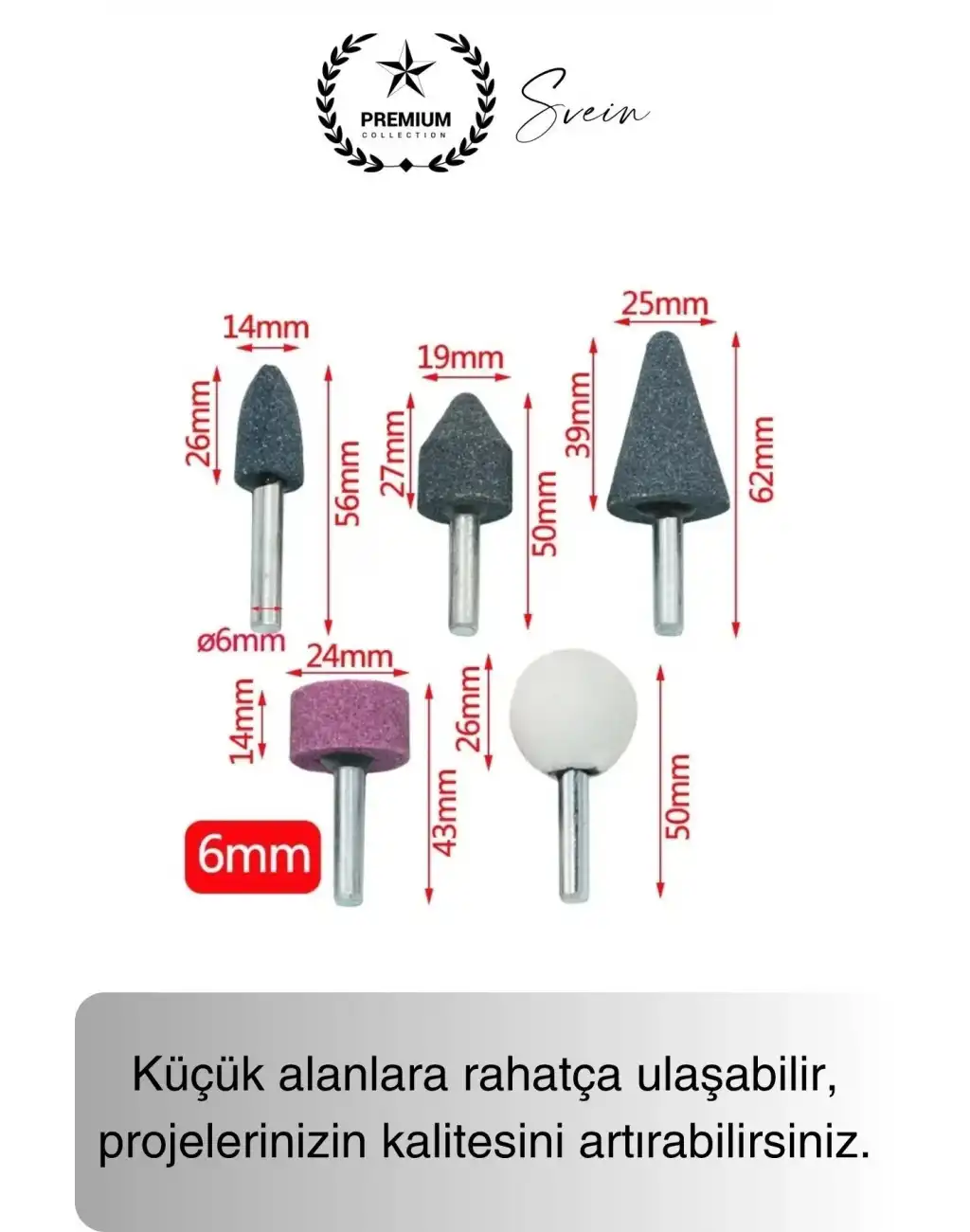 10 Parça Hobi Gravür Dremel Taşlama Ucu Mini Metal Ahşap Oyma Seti Parlatma Zımparalama Fırçalama