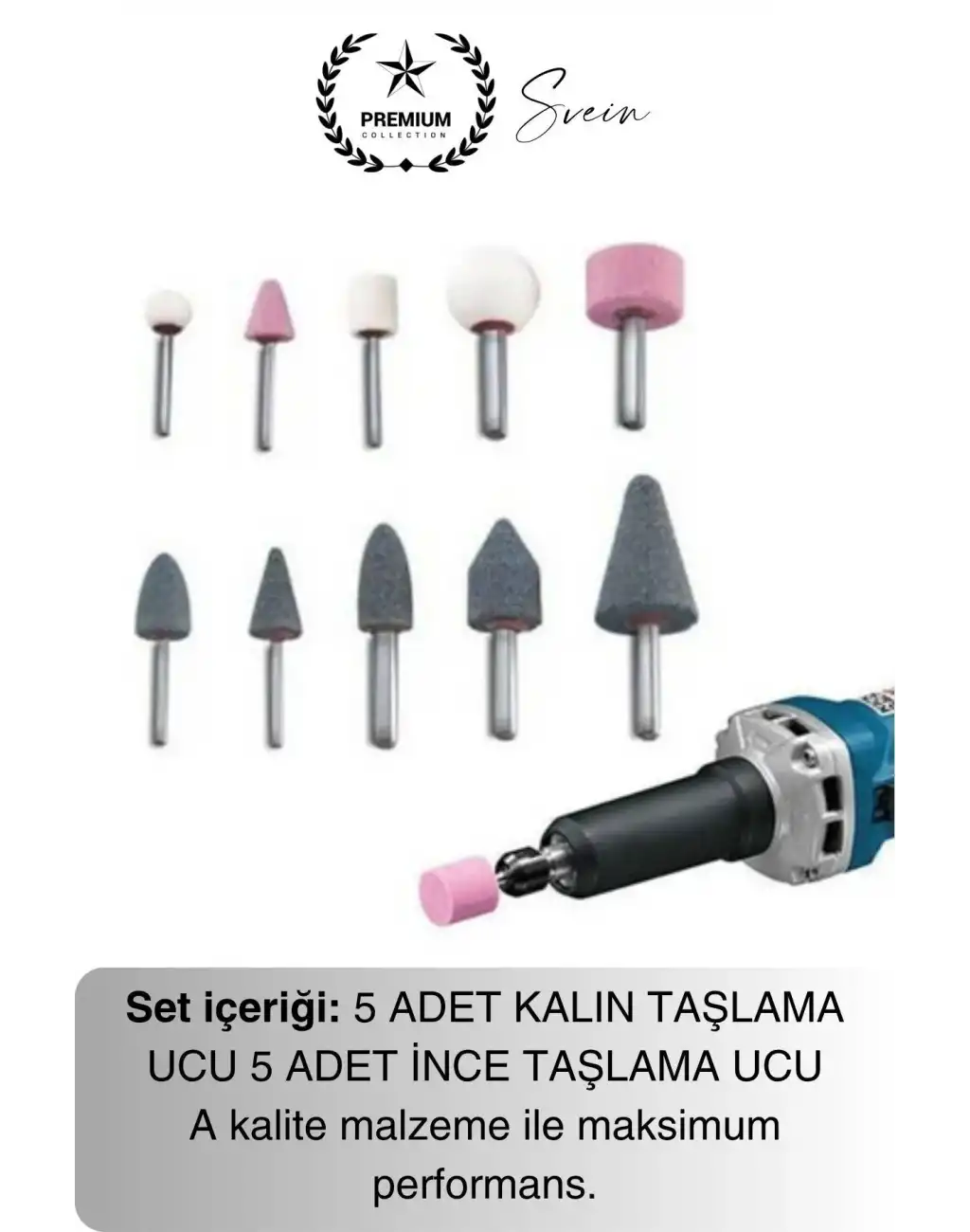 10 Parça Hobi Gravür Dremel Taşlama Ucu Mini Metal Ahşap Oyma Seti Parlatma Zımparalama Fırçalama