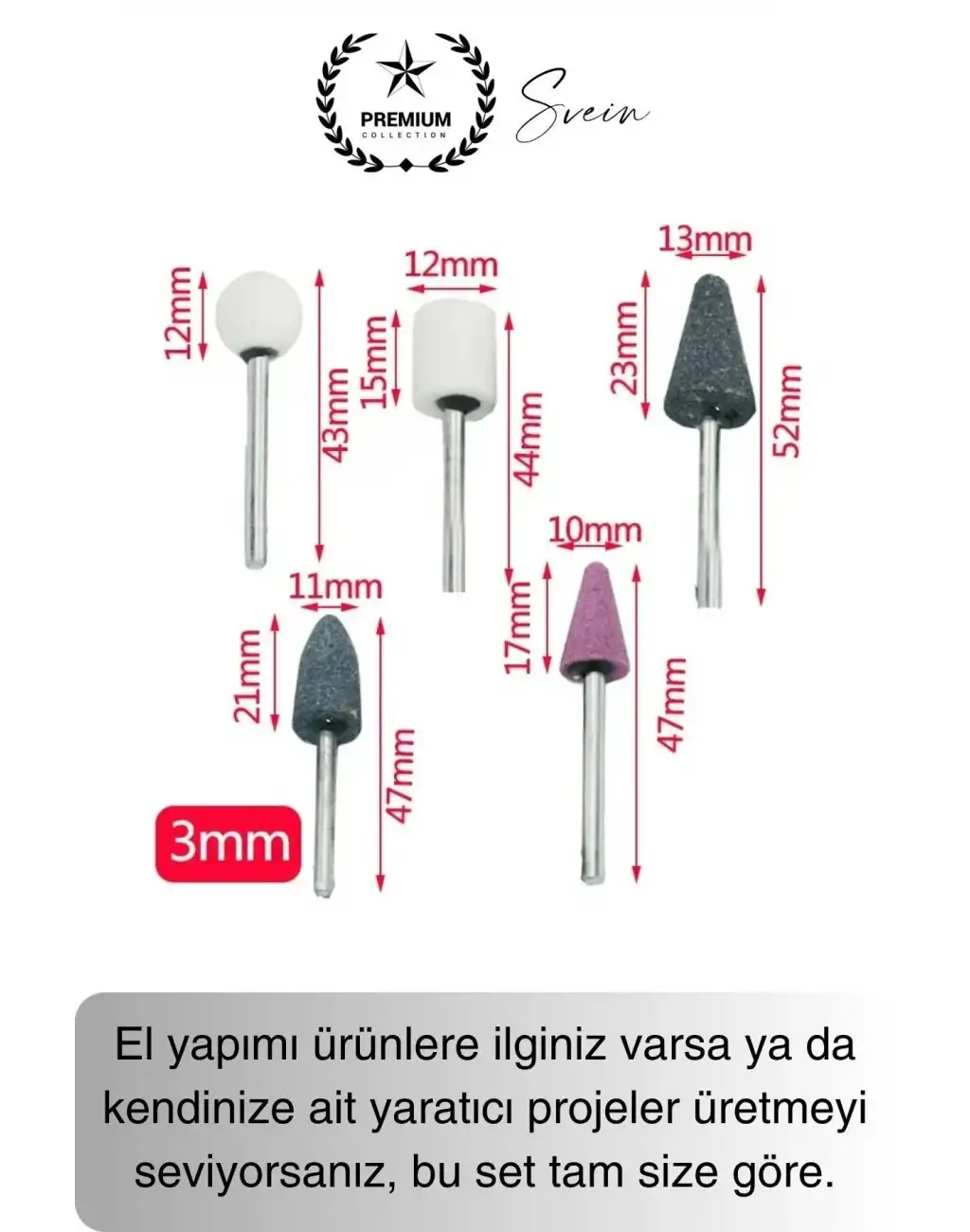 10 Parça Hobi Gravür Dremel Taşlama Ucu Mini Metal Ahşap Oyma Seti Parlatma Zımparalama Fırçalama