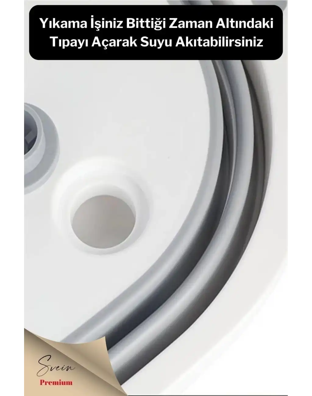 Katlanabilir Bulaşık Yıkama Leğeni Süzgeçli Kesme Doğrama Tahtası Ve Akordiyon Tıpalı Badya 1 Adet