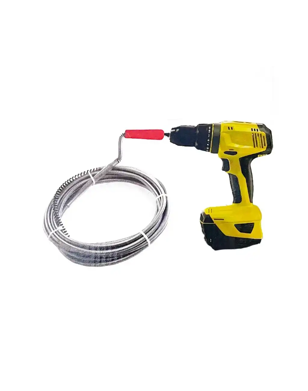 Pratik Ergonomik Matkap Ucu Boru Temizleme Ve Tıkanıklık Açma Spirali 3 Metre 2 Adet