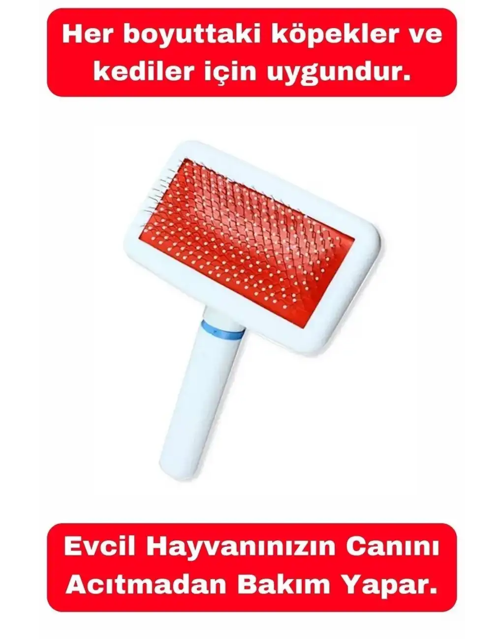 Kedi Köpekler Için Pratik Tüy Toplayıcı Ve Düzenleyici Temizleme Fırçası Tırmık Tarak Aracı 1 Adet