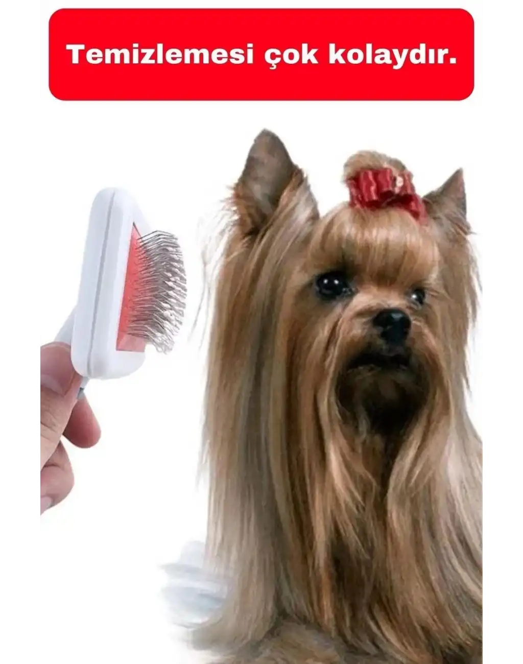 Kedi Köpekler Için Pratik Tüy Toplayıcı Ve Düzenleyici Temizleme Fırçası Tırmık Tarak Aracı 1 Adet