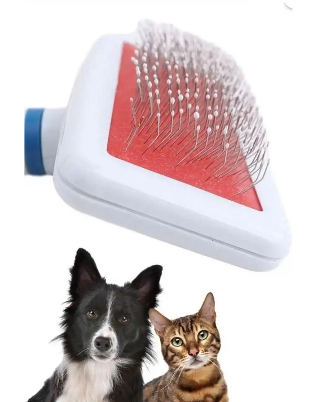 Kedi Köpekler Için Pratik Tüy Toplayıcı Ve Düzenleyici Temizleme Fırçası Tırmık Tarak Aracı 1 Adet