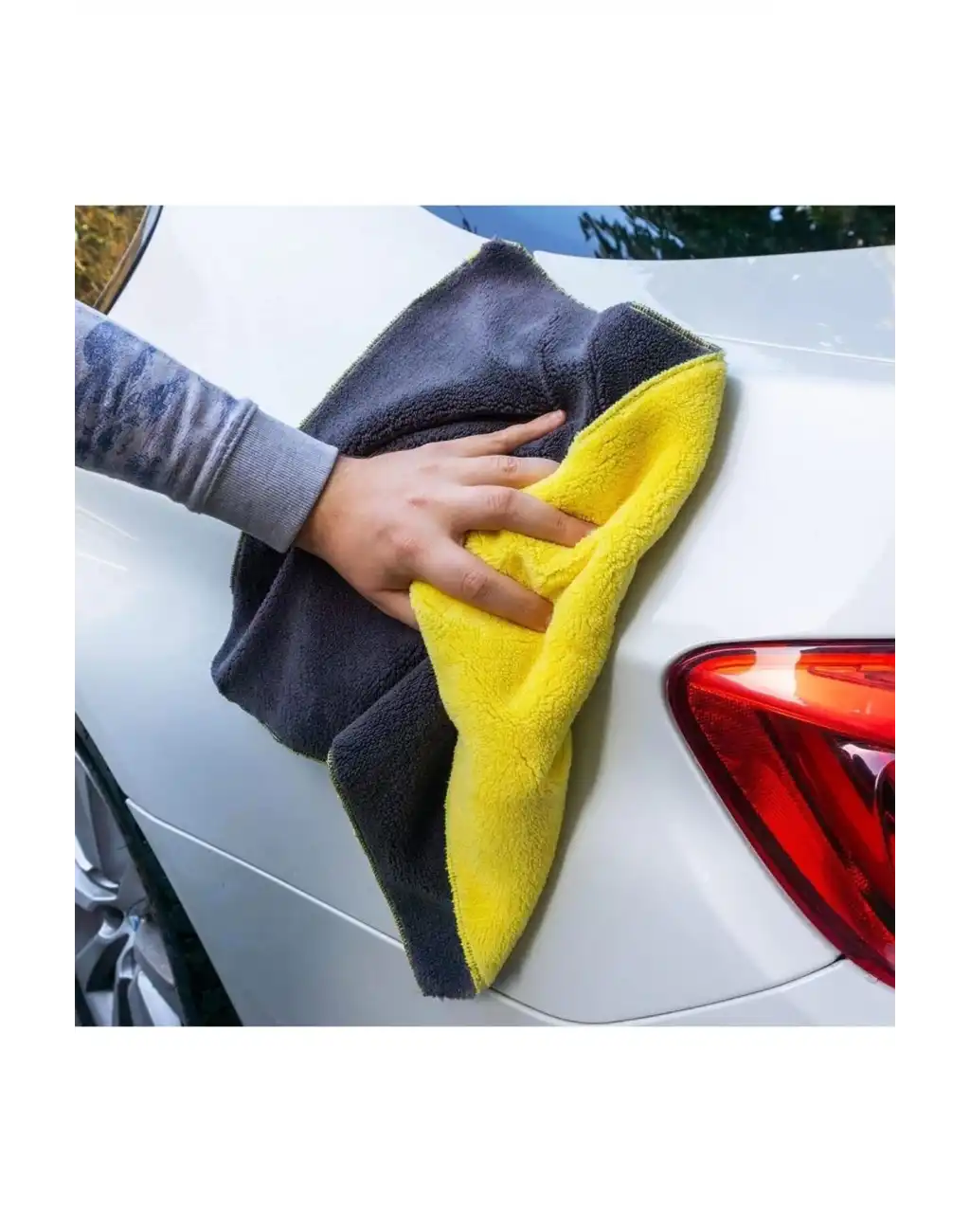 Oto Kurulama Bezi Araç Bez ve Sünger Mikrofiber Temizleme Yıkama Cam Araba Kurulama Havlusu