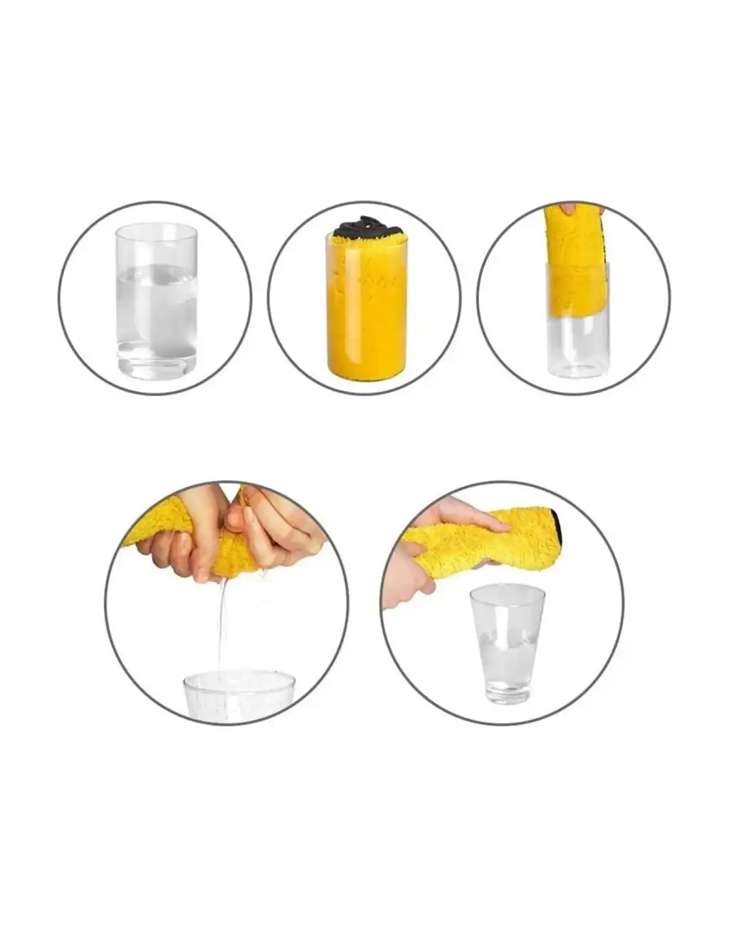 Oto Kurulama Bezi Araç Bez ve Sünger Mikrofiber Temizleme Yıkama Cam Araba Kurulama Havlusu