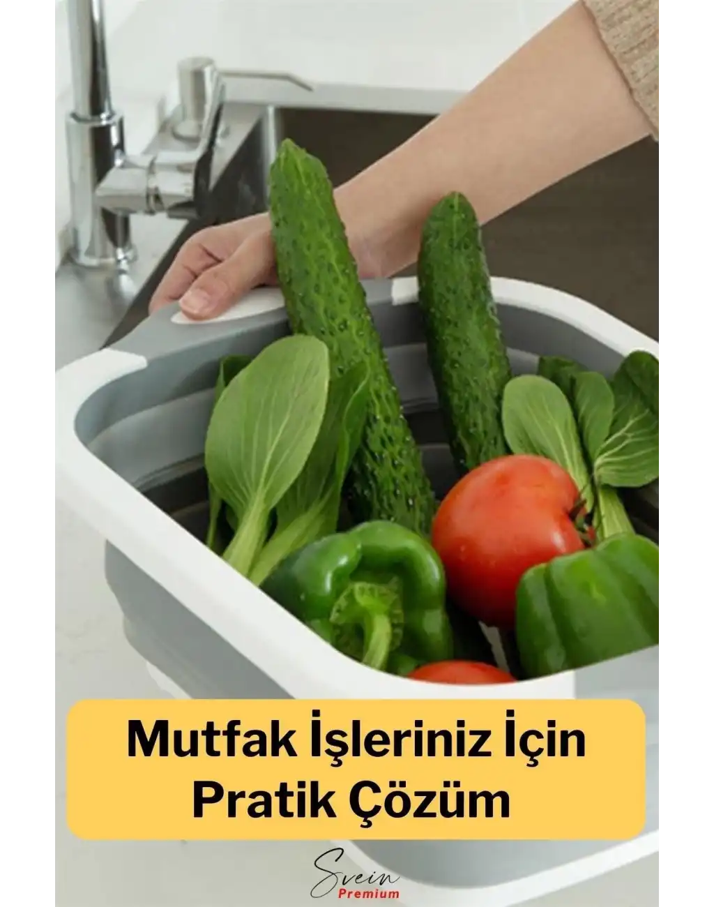 Çok Amaçlı Premium Katlanır Kesme Tahtası Tıpalı Yıkama Leğeni Badya ve Koçero Su Maşrapası 2li Set