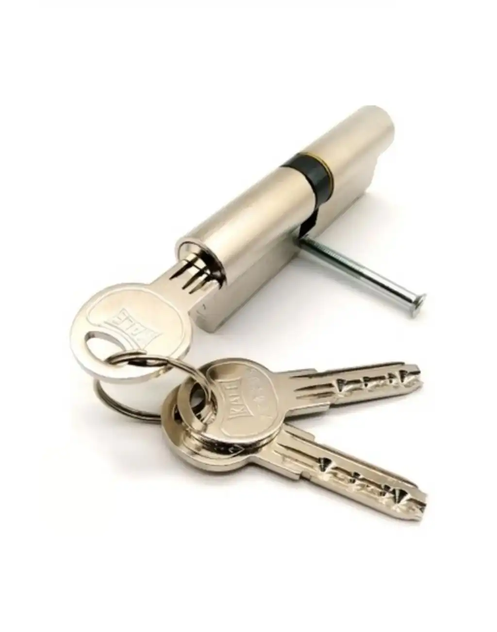 Kale Çelik Kapı Kilidi 164 Snc Bilyalı Barel Sistem Barel Kapı Göbeği Saten PRA-893962-002033