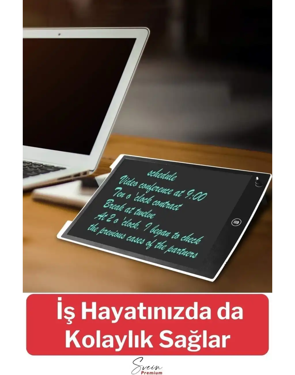 8,5 Inç Writing Lcd Grafik Dijital Kalemli Çizim Tableti Silinebilir Not Yazma Eğitim Yazı Tahtası