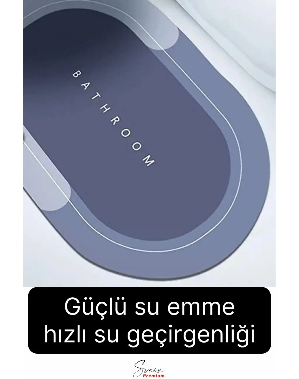 Sihirli Su Emici Kaymaz Tabanlı Kolay Temizlenir Dayanıklı Pürüzsüz Yumuşak Abdest Banyo Paspası
