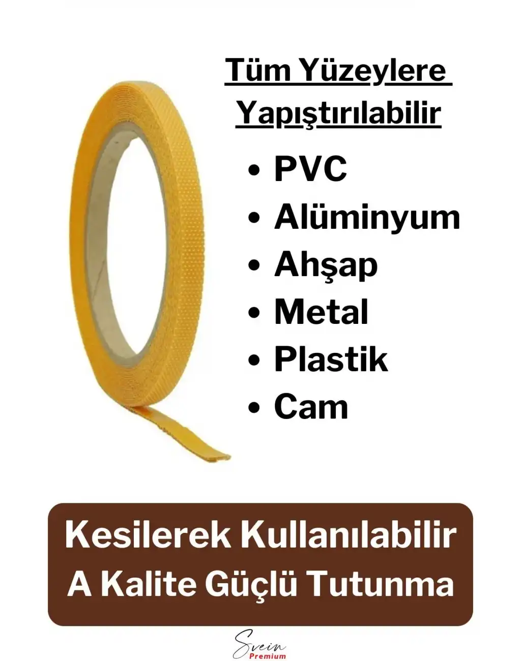 Kendinden Yapışkanlı A Kalite Güçlü Tutunabilen Alüminyum Pvc Ahşap Yüzey Sineklik Yedek Cırt Bant