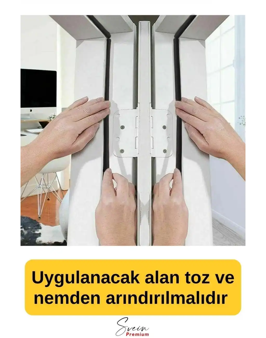 #Fitil Kapı Ve Pencere Soğuk Izolasyon Bandı Fitili Kendinden Yapışkanlı Kauçuk Yalıtım Bant 2x10 = 20 Mt
