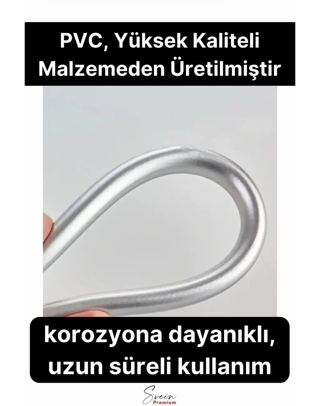 Gümüş Dayanıklı Esnek Kırılmaz Çatlamaz Patlamaz Sızdırmaz Pvc Banyo Duş Musluk Hortumu 1,5 Metre