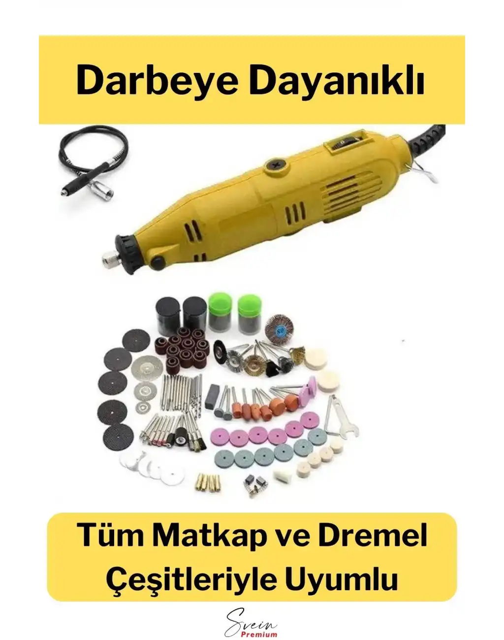 Hobi Gravür Dremel Taşlama Ucu Mini Metal Ahşap Oyma Seti Parlatma Çapak Alma 105 Parça Kalıpçı Seti