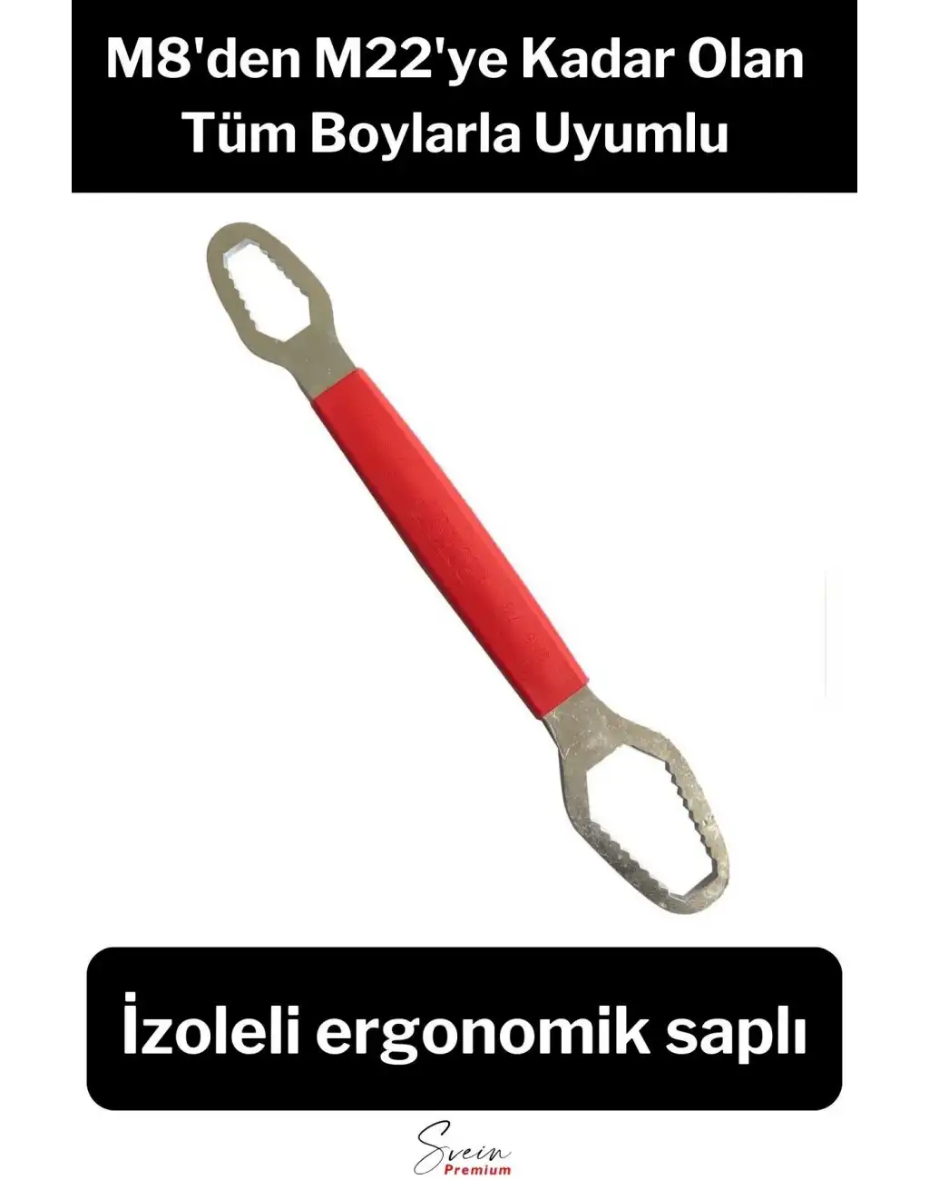 Çoklu Tamir Akıllı Montaj Anahtar Sertleştirilmiş Nano İngiliz Çelik Ergonomik Saplı Güçlü M8 - M22