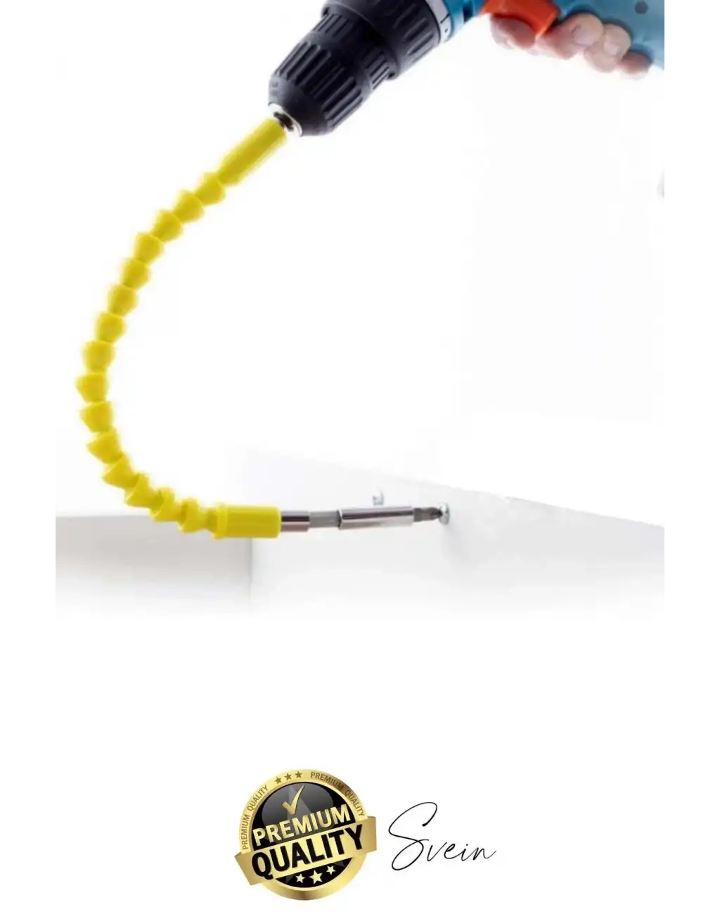 Esnek Matkap Ucu Şaft Uzatma Aparatı Bits Bükülebilir Akrobat Tornavida Vidalama Eklentisi 300 mm