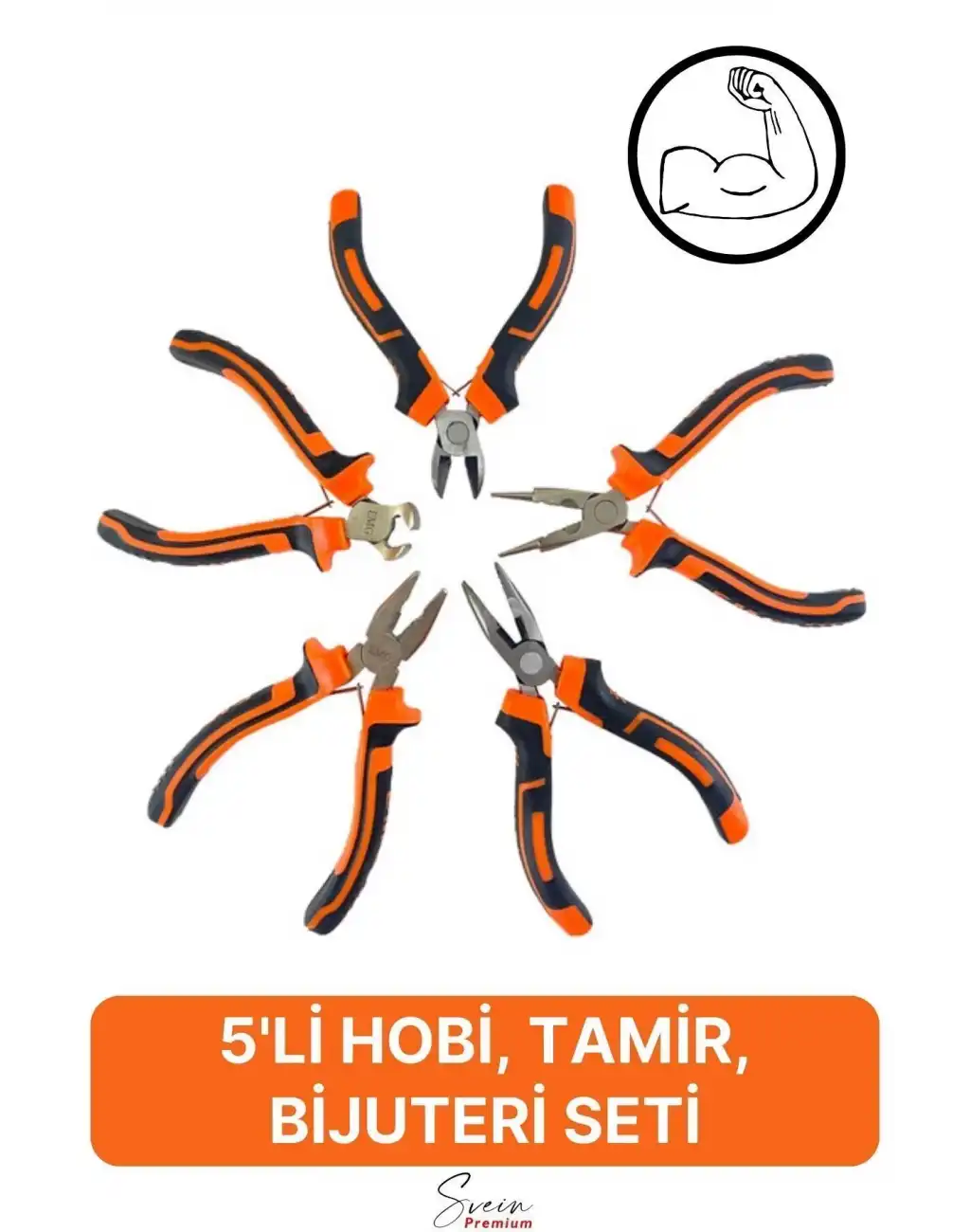 Mini Takı Bijuteri Seti Dayanıklı Kesme Kıvırma Pense Yan Keski Karga Burun Hobi Alet Takımı 5li