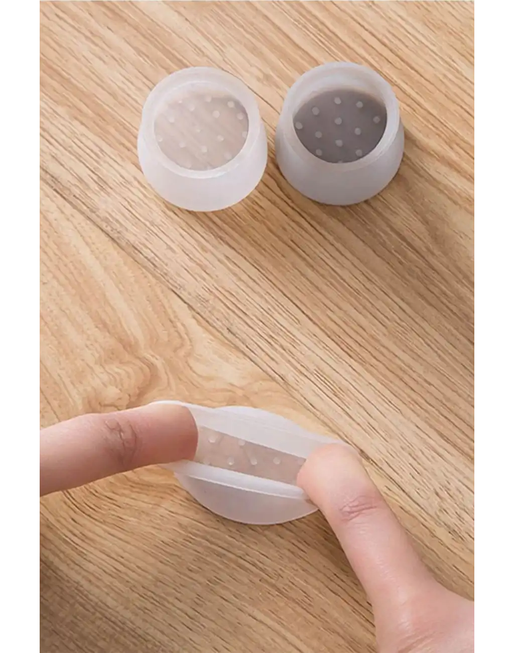 12 Adet Silikon Masa Sandalye Pabuç Kaydırmaz Sessiz Koltuk Zemin Koruyucu Çizdirmez Ayak Kılıfı