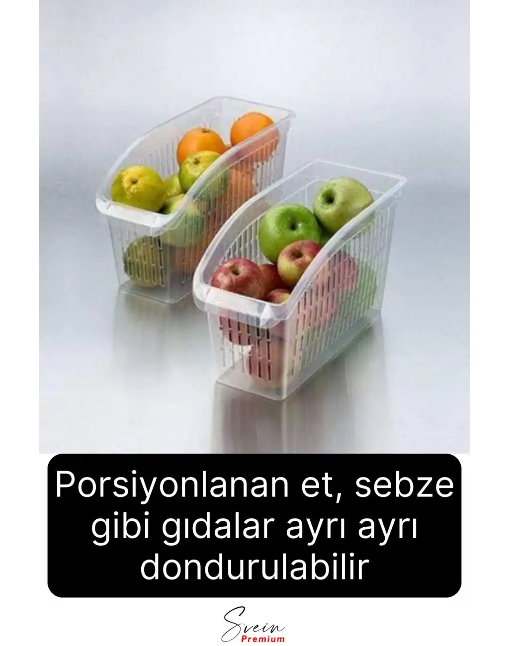 Buzdolabı Sepeti Çok Amaçlı Evye Altı Dolap İçi Meyve Sebze Düzenleyici Sepet Organizer Şeffaf 4lü