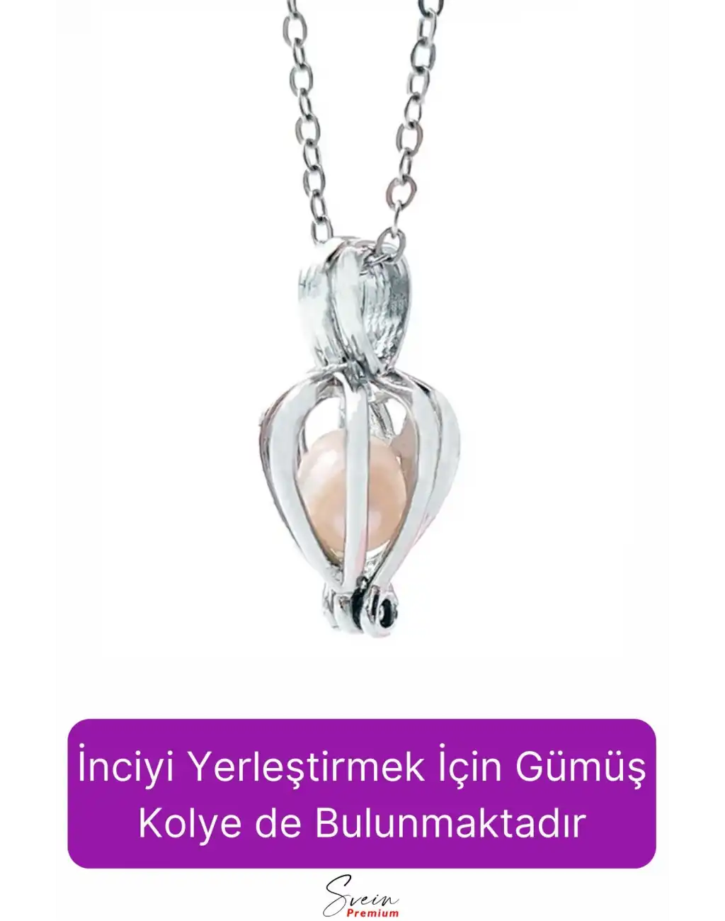 Özel Üretim Kutulu İstiridye İçinde Sevgiliye Anneye Gerçek İnci Kolye Hediye Kadın Aksesuar Seti